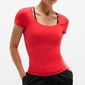 NWT Transcend Scoop Tee from Athleta. Size L.